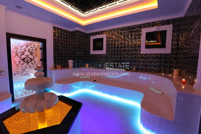 4+1 penthouse duplex with furniture in a luxury complex — Mahmutlar, Alanya 23 