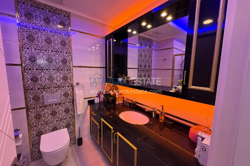 Purchase  4+1 penthouse duplex with furniture in a luxury complex — Mahmutlar, Alanya 25 