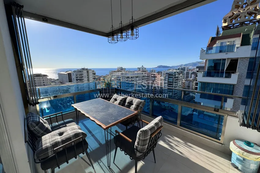 Purchase  4+1 penthouse duplex with furniture in a luxury complex — Mahmutlar, Alanya 28 