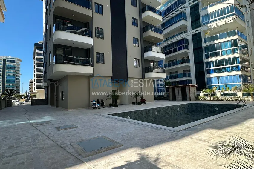 1+1 apartment with partial sea view — Mahmutlar, Alanya, 300 m to the beach 2 