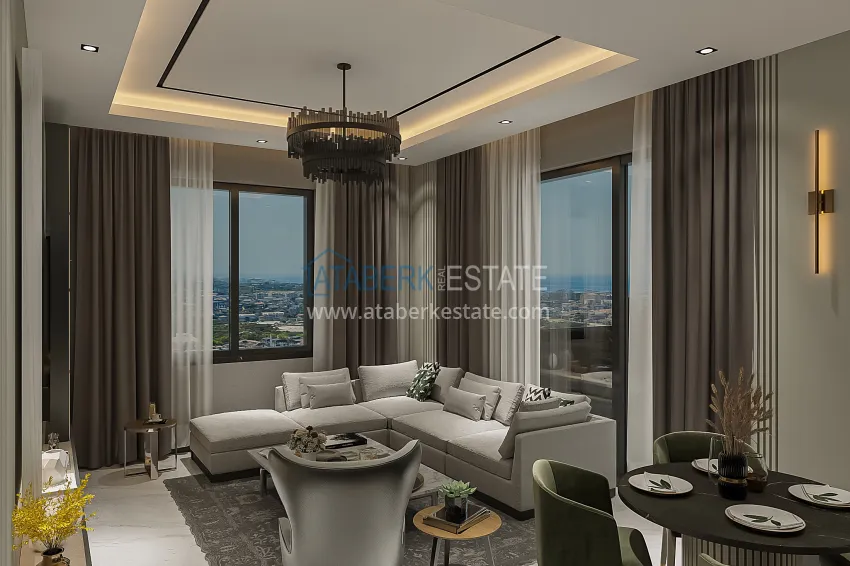 Purchase The first project in Alanya with a natural gas system — sales start, Upper Oba district 25