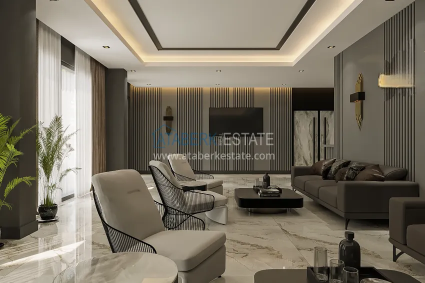 The first project in Alanya with a natural gas system — sales start, Upper Oba district 17