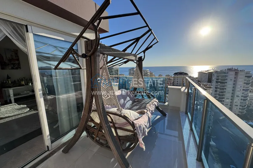 Purchase  4+1 penthouse duplex with furniture in a luxury complex — Mahmutlar, Alanya 32 