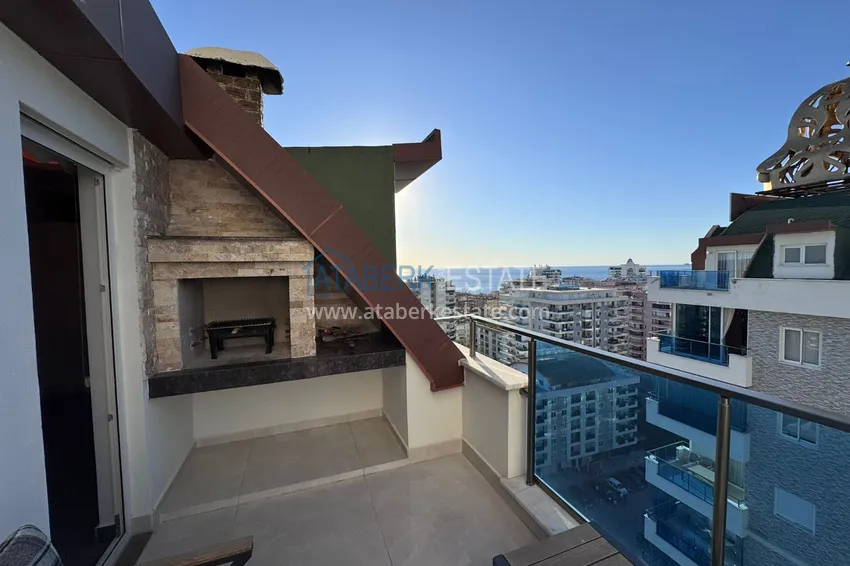 Purchase  4+1 penthouse duplex with furniture in a luxury complex — Mahmutlar, Alanya 34 