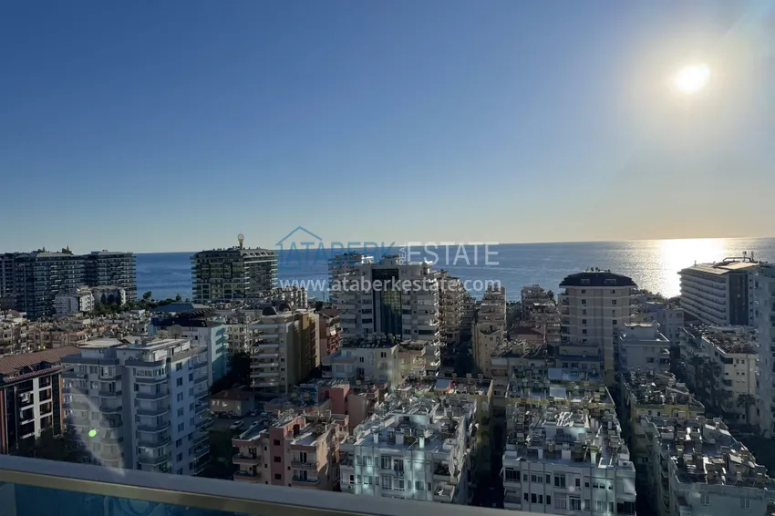 Purchase  4+1 penthouse duplex with furniture in a luxury complex — Mahmutlar, Alanya 35 