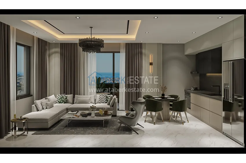 Purchase The first project in Alanya with a natural gas system — sales start, Upper Oba district 26