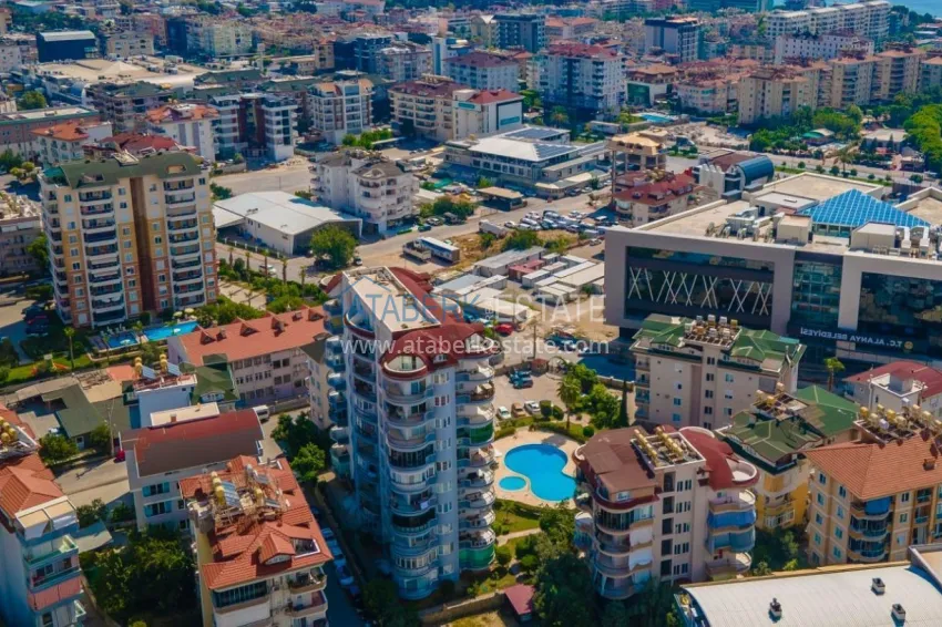 Three-room apartment with furniture in Alanya, Cikcilli district 4 