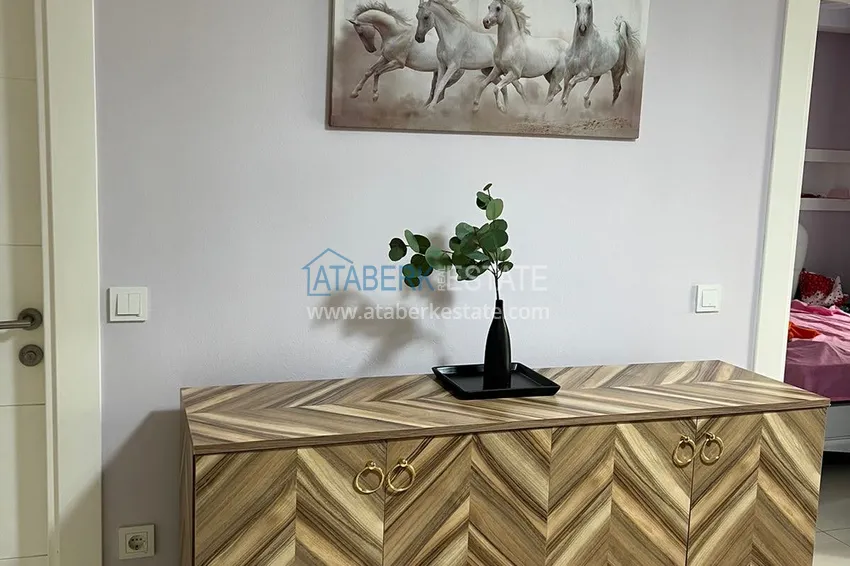 Purchase  1+1 apartment with furniture and a glazed balcony in Oba, Alanya - 5 minutes from the sea 6 