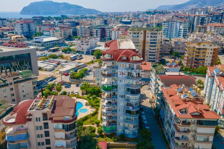 Three-room apartment with furniture in Alanya, Cikcilli district 5 