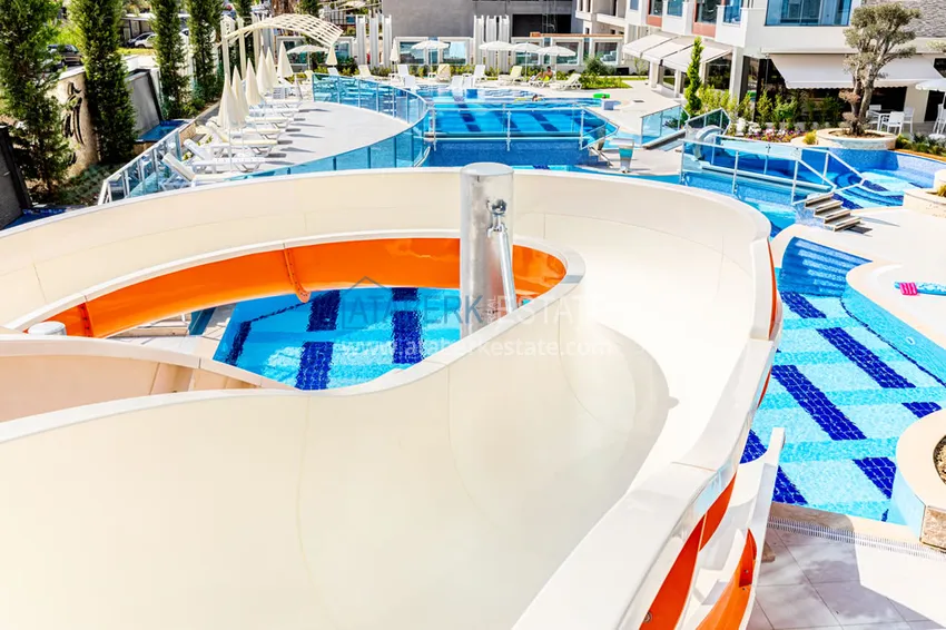 4+1 penthouse duplex with furniture in a luxury complex — Mahmutlar, Alanya 5 