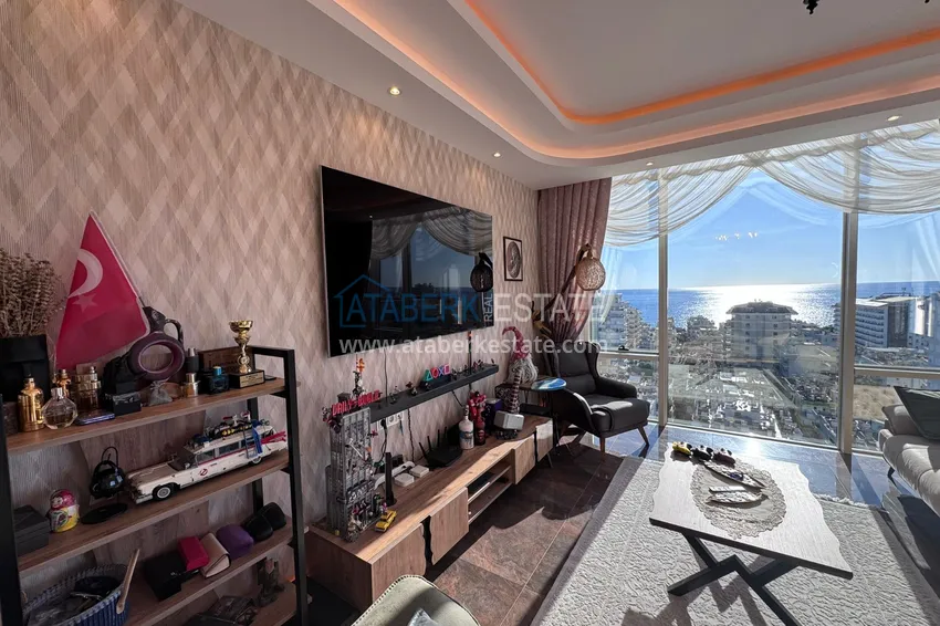 Purchase  4+1 penthouse duplex with furniture in a luxury complex — Mahmutlar, Alanya 6 