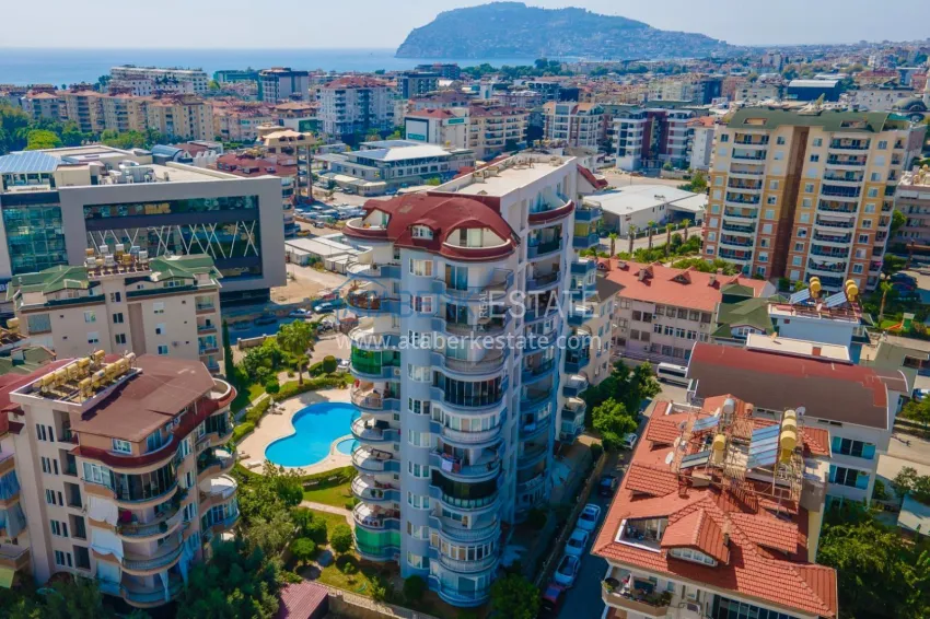 Three-room apartment with furniture in Alanya, Cikcilli district 6 