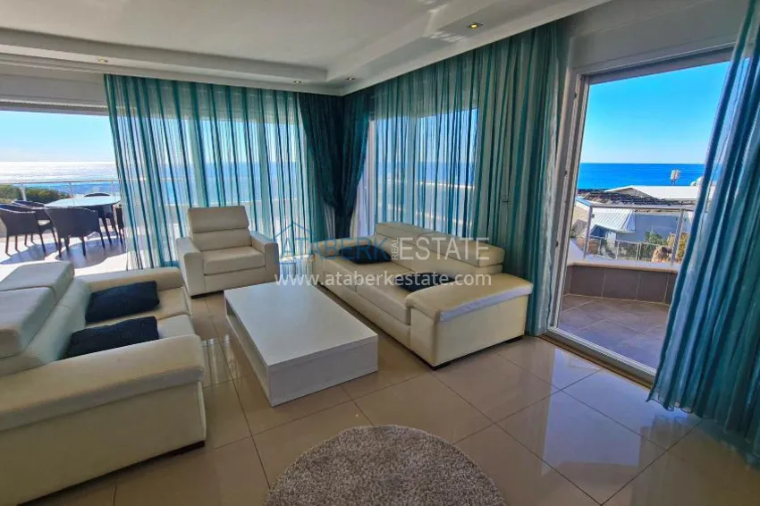 Purchase Furnished panoramic duplex with full sea view - Konakli, Alanya 7 