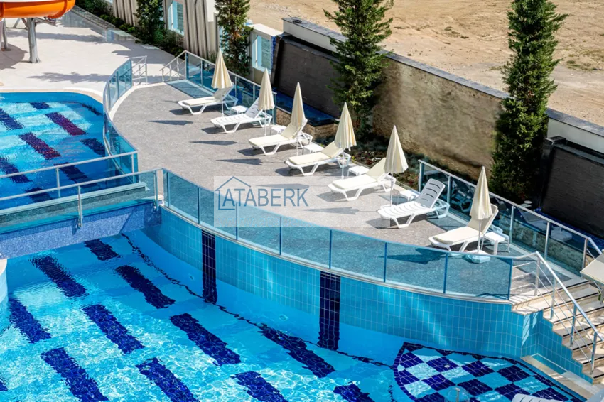 4+1 penthouse duplex with furniture in a luxury complex — Mahmutlar, Alanya 6 