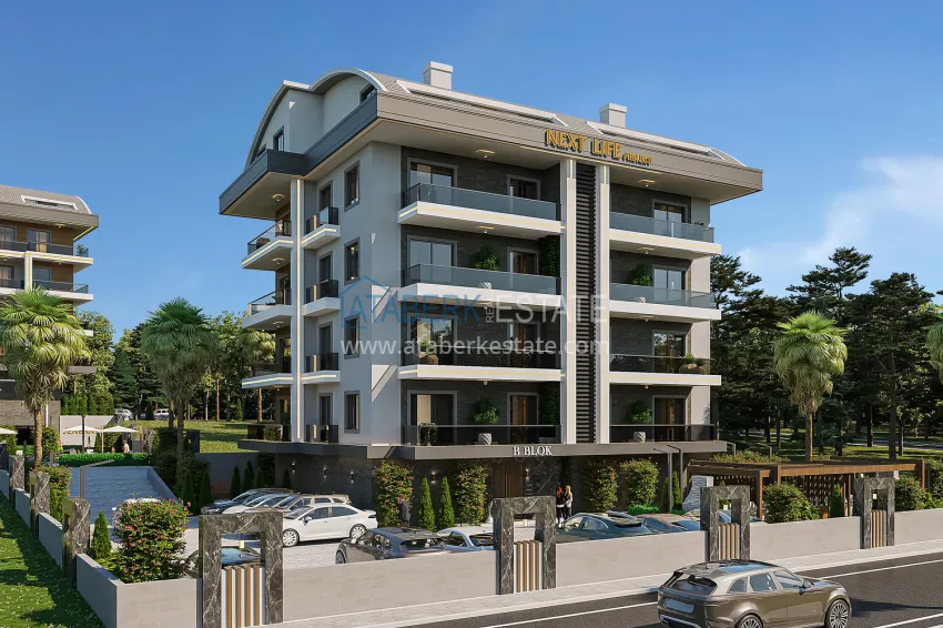 The first project in Alanya with a natural gas system — sales start, Upper Oba district 13