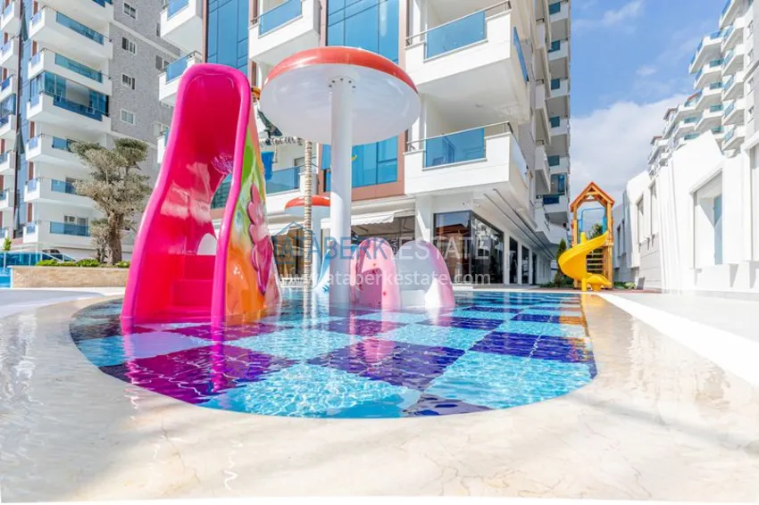 4+1 penthouse duplex with furniture in a luxury complex — Mahmutlar, Alanya 7 