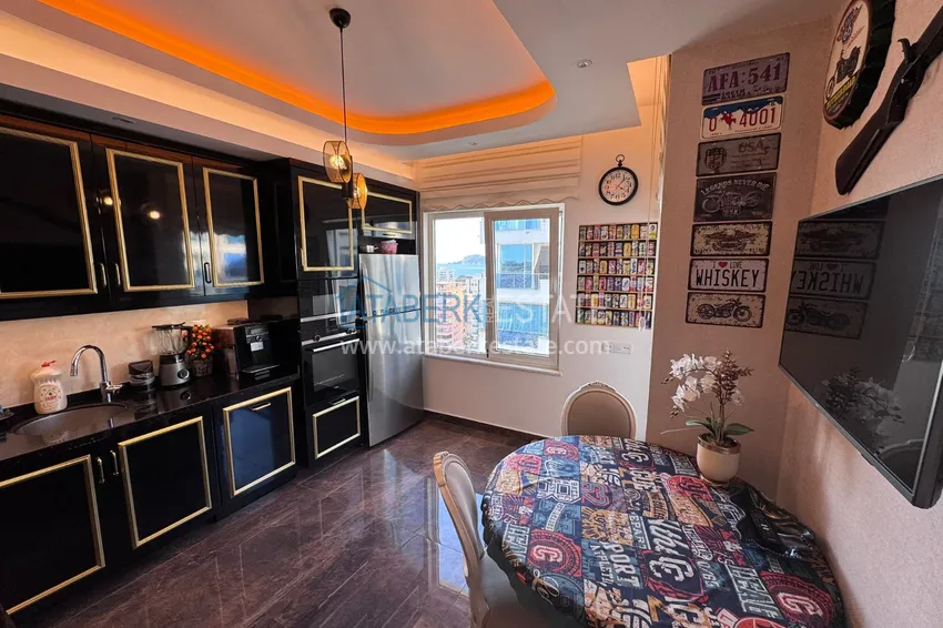 Purchase  4+1 penthouse duplex with furniture in a luxury complex — Mahmutlar, Alanya 8 