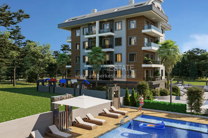 The first project in Alanya with a natural gas system — sales start, Upper Oba district 14