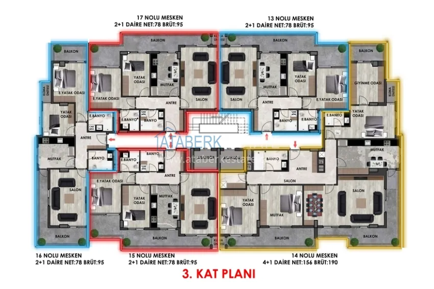 Buy cheap The first project in Alanya with a natural gas system — sales start, Upper Oba district 9