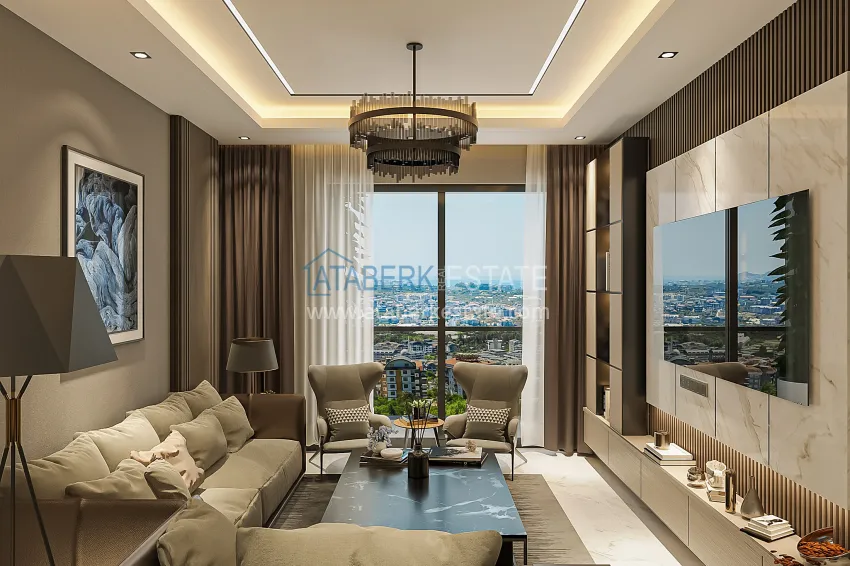 Purchase The first project in Alanya with a natural gas system — sales start, Upper Oba district 1