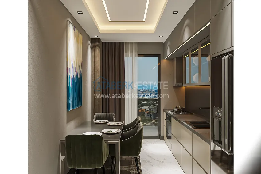 Purchase The first project in Alanya with a natural gas system — sales start, Upper Oba district 4