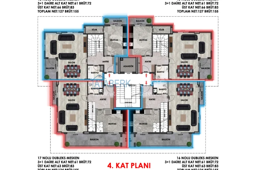 Buy cheap The first project in Alanya with a natural gas system — sales start, Upper Oba district 15