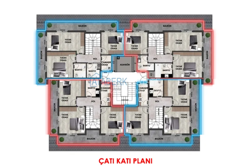 Buy cheap The first project in Alanya with a natural gas system — sales start, Upper Oba district 16