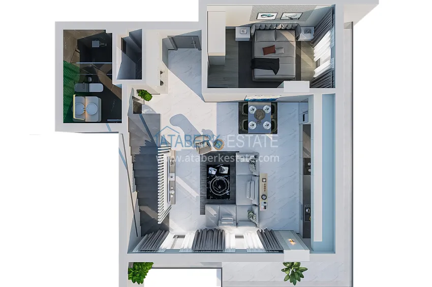 Buy cheap The first project in Alanya with a natural gas system — sales start, Upper Oba district 3