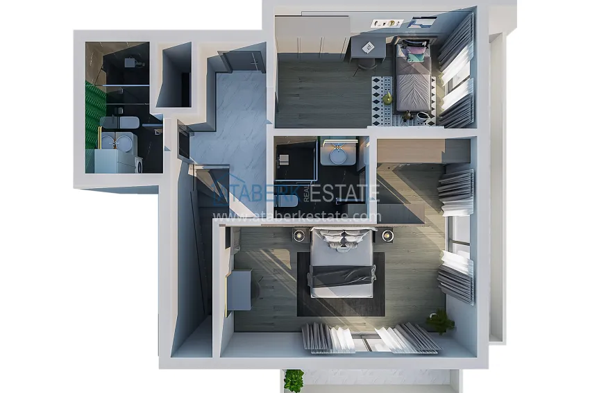 Buy cheap The first project in Alanya with a natural gas system — sales start, Upper Oba district 4