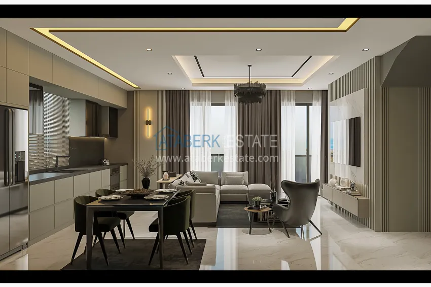 Purchase The first project in Alanya with a natural gas system — sales start, Upper Oba district 17