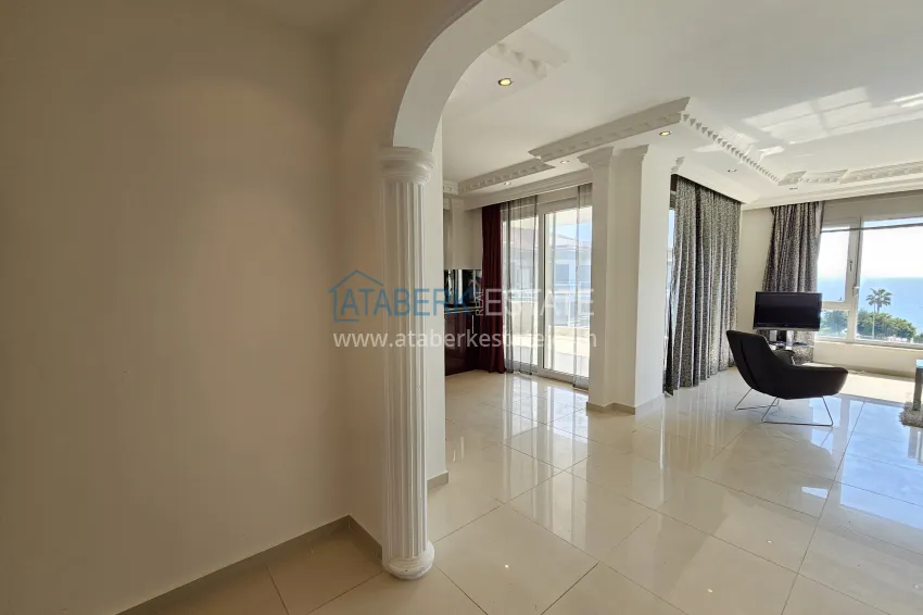 Purchase 2+1 apartment with furniture and sea views in the Kestel area - the first coastal one, suitable for citizenship 2 