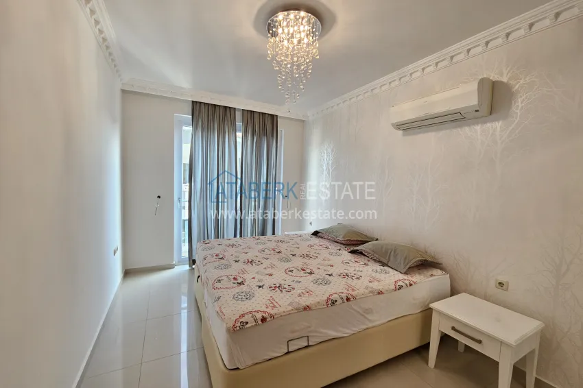 Purchase 2+1 apartment with furniture and sea views in the Kestel area - the first coastal one, suitable for citizenship 11 