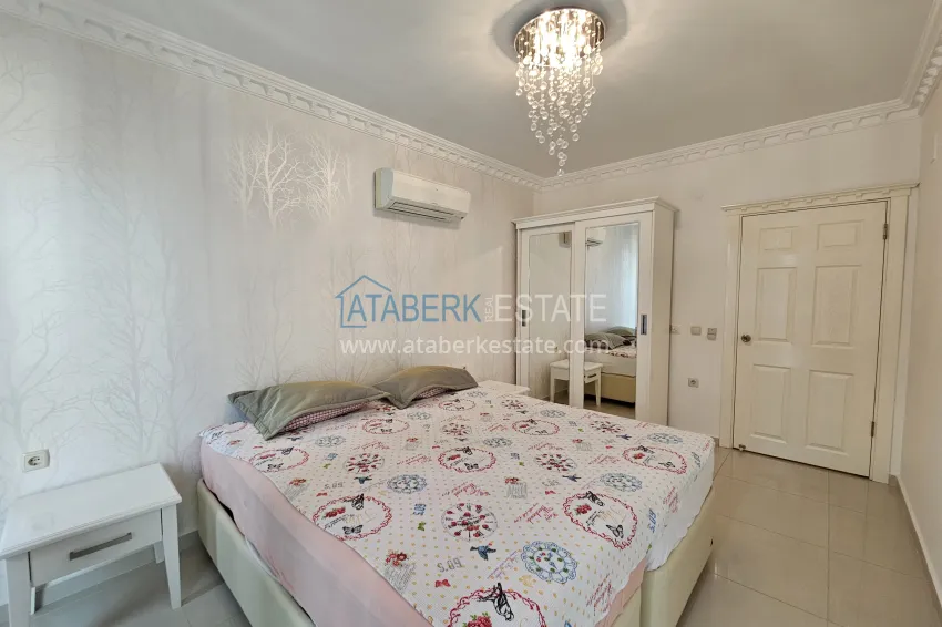 Purchase 2+1 apartment with furniture and sea views in the Kestel area - the first coastal one, suitable for citizenship 12 