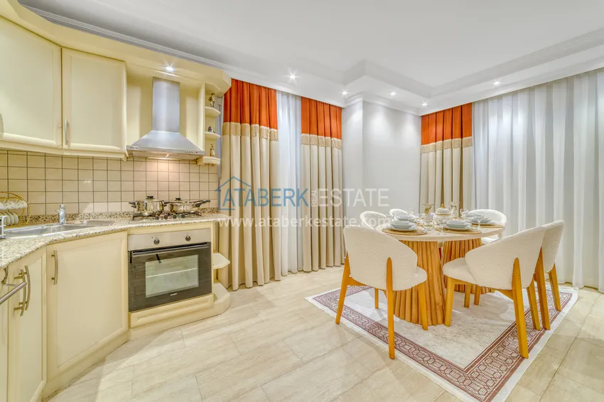 Purchase 4+1 duplex in Alanya, Oba district - with a designer interior, suitable for a residence permit 7 