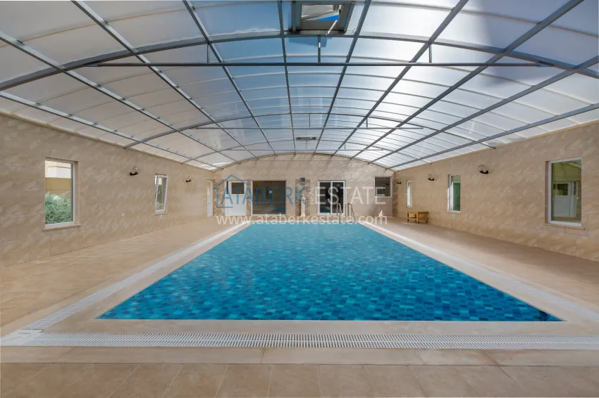 2+1 apartment with furniture and sea views in the Kestel area - the first coastal one, suitable for citizenship 13 