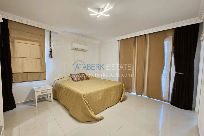 Purchase 2+1 apartment with furniture and sea views in the Kestel area - the first coastal one, suitable for citizenship 14 