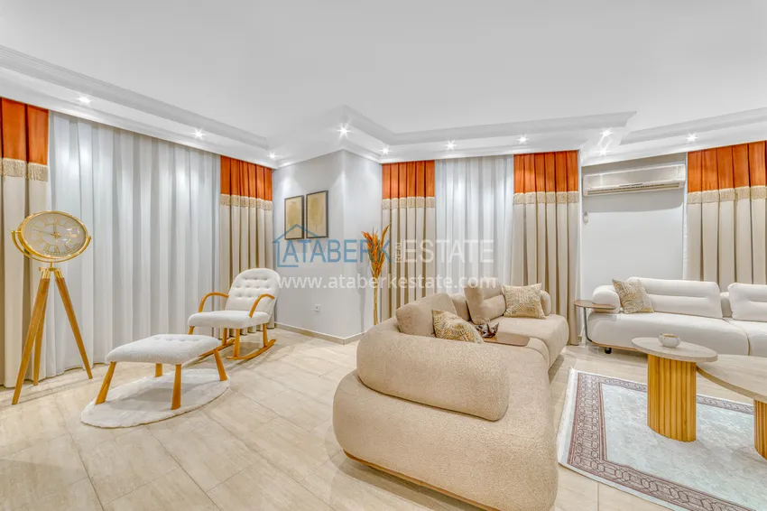 Purchase 4+1 duplex in Alanya, Oba district - with a designer interior, suitable for a residence permit 11 