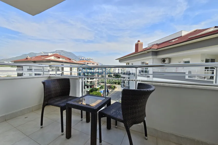 Purchase 2+1 apartment with furniture and sea views in the Kestel area - the first coastal one, suitable for citizenship 18 