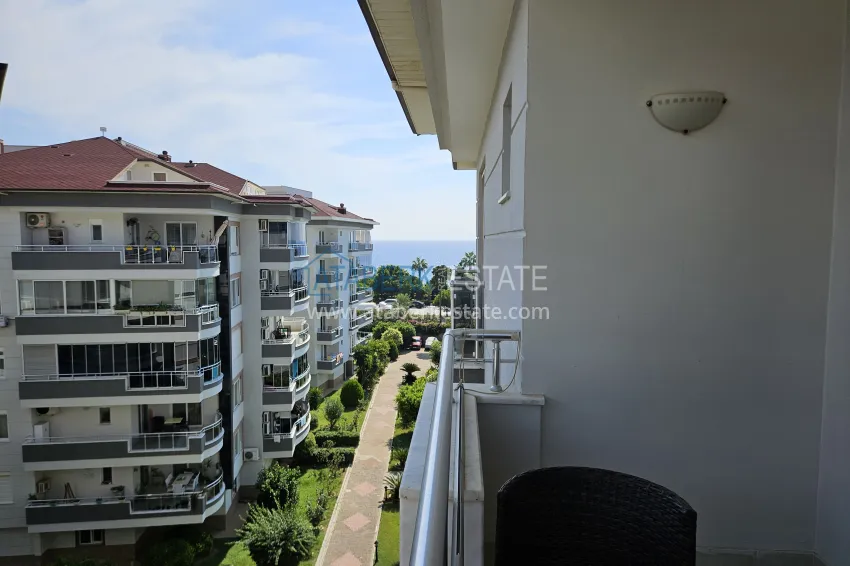 Purchase 2+1 apartment with furniture and sea views in the Kestel area - the first coastal one, suitable for citizenship 19 