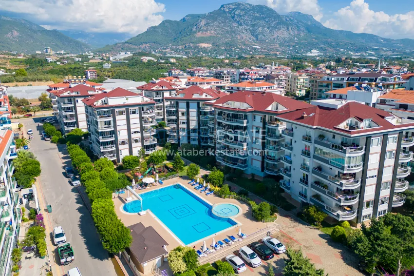 2+1 apartment with furniture and sea views in the Kestel area - the first coastal one, suitable for citizenship 2 