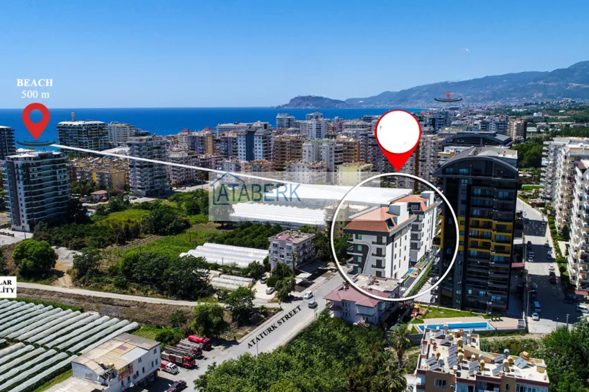 1+1 apartment with two turnkey balconies in Mahmutlar - just 500 m from the sea 2 