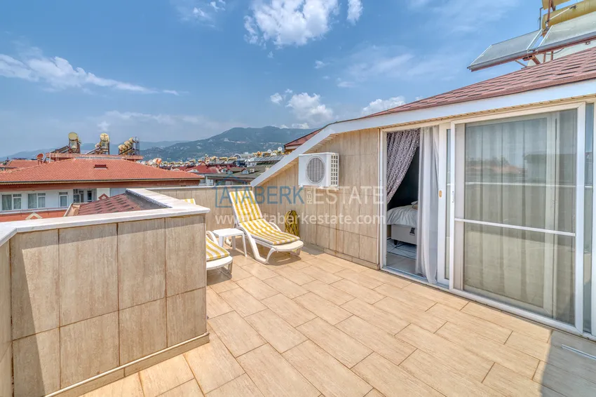 Purchase 4+1 duplex in Alanya, Oba district - with a designer interior, suitable for a residence permit 43 