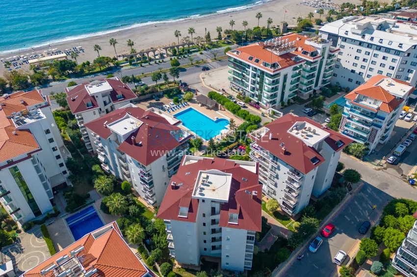 2+1 apartment with furniture and sea views in the Kestel area - the first coastal one, suitable for citizenship 5 