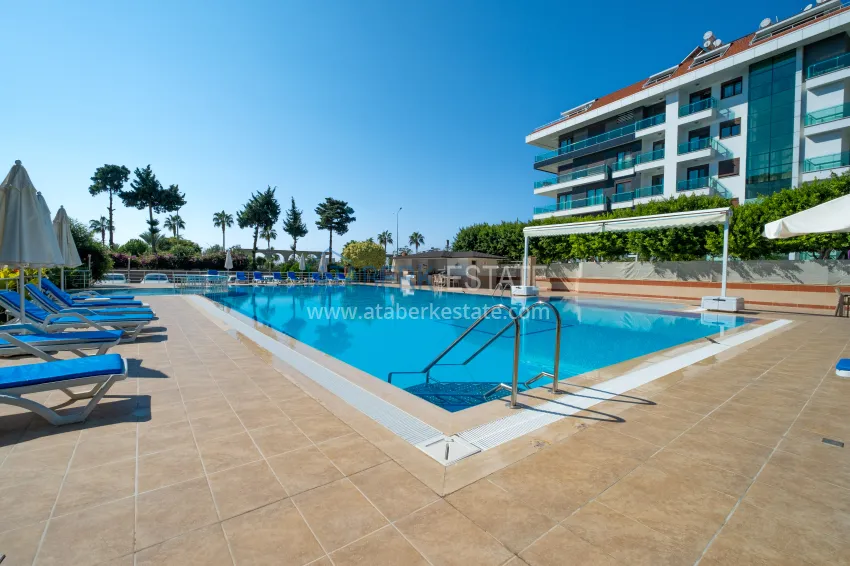 2+1 apartment with furniture and sea views in the Kestel area - the first coastal one, suitable for citizenship 8 