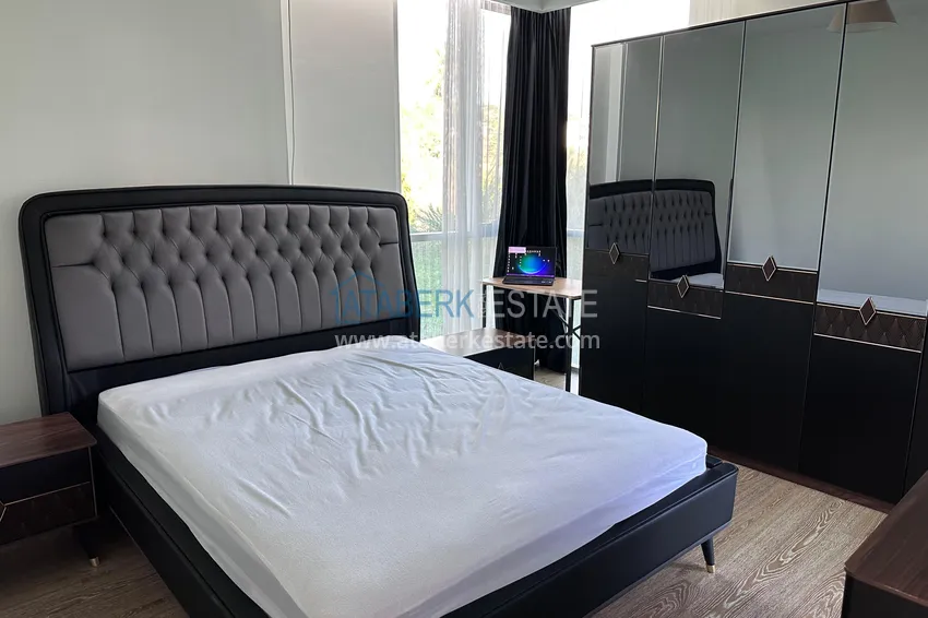 Purchase  Newly furnished three-room apartment after renovation in a residential complex by the river, Kestel, Alanya 11 