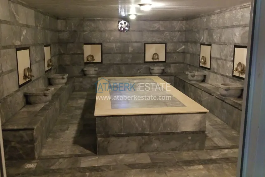 Newly furnished three-room apartment after renovation in a residential complex by the river, Kestel, Alanya 12 