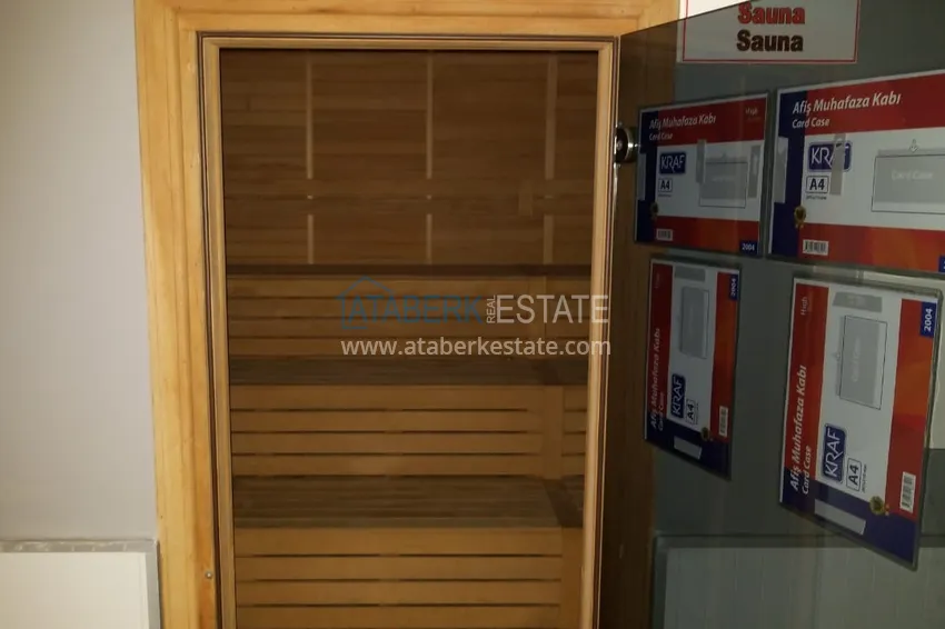 Newly furnished three-room apartment after renovation in a residential complex by the river, Kestel, Alanya 13 