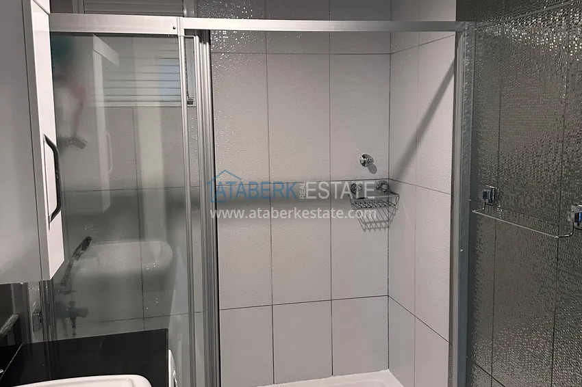 Purchase  Newly furnished three-room apartment after renovation in a residential complex by the river, Kestel, Alanya 14 