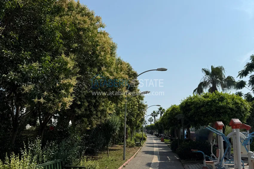 Newly furnished three-room apartment after renovation in a residential complex by the river, Kestel, Alanya 14 