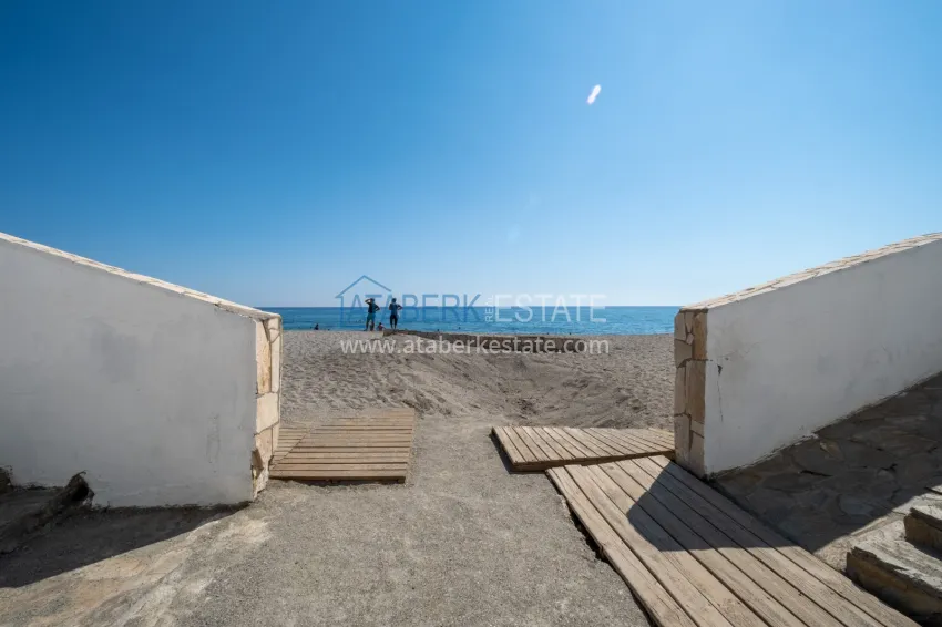 Furnished 2+1 apartments with sea view on the beachfront - Alanya, Tosmur 14 